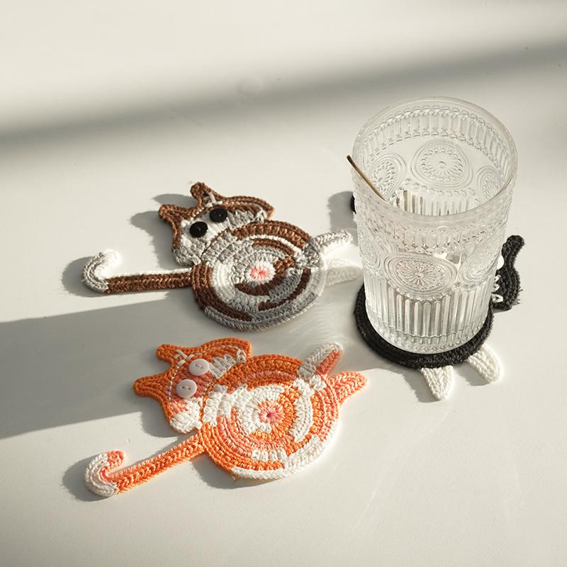 OZZYCOOK Cat Drink Coaster