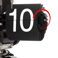 Load image into Gallery viewer, Retro Digital Flip Down Clock - Black