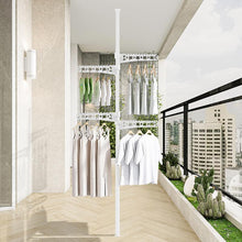 Load image into Gallery viewer, STORFEX 4-Tier Standing Clothes Drying Rack - White