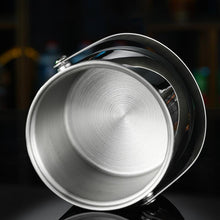 Load image into Gallery viewer, STORFEX 1.4L Stainless Steel Insulated Ice Bucket with Clip and Removable Strainer