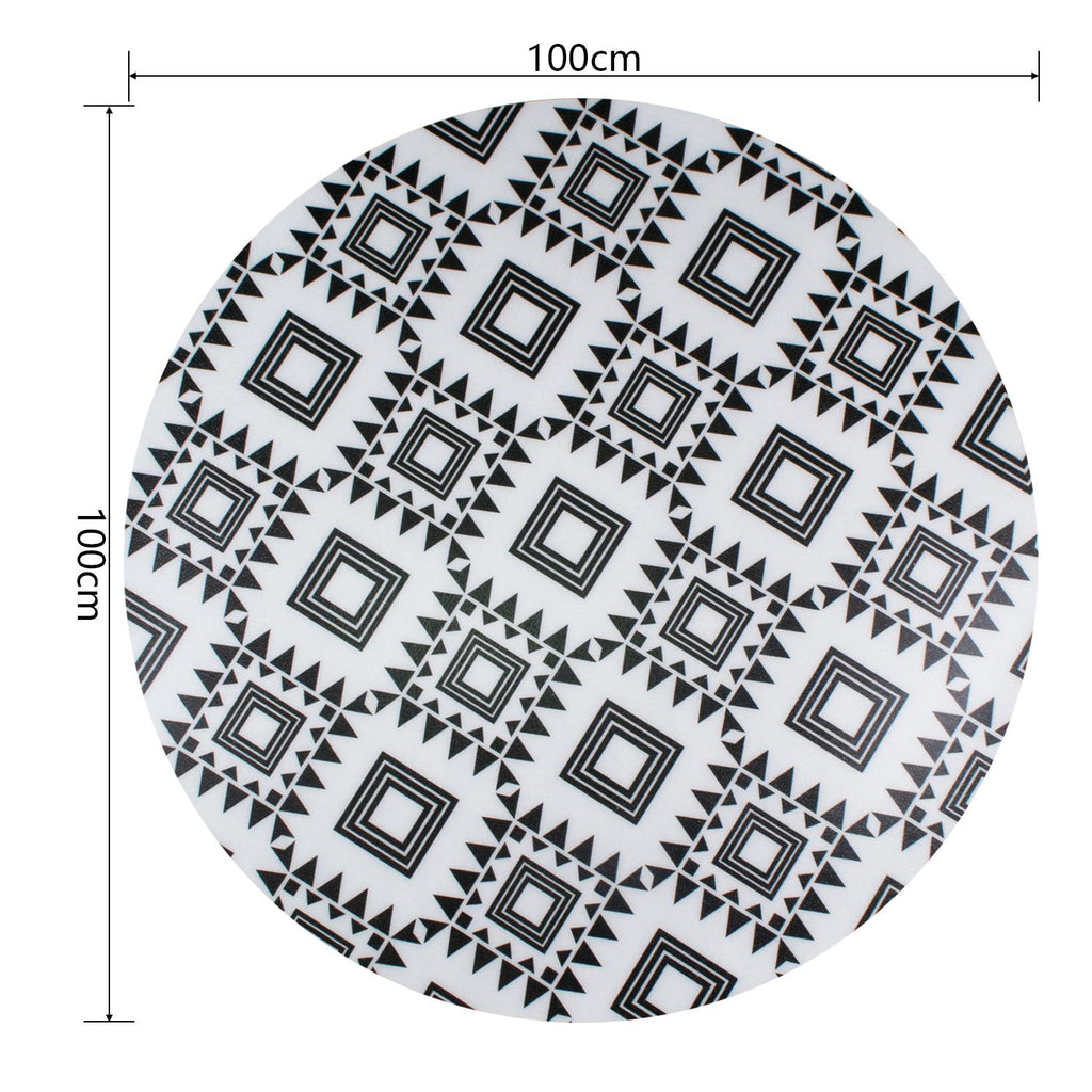 Fraser Country - Round Printed Office Chair Mat 100cm