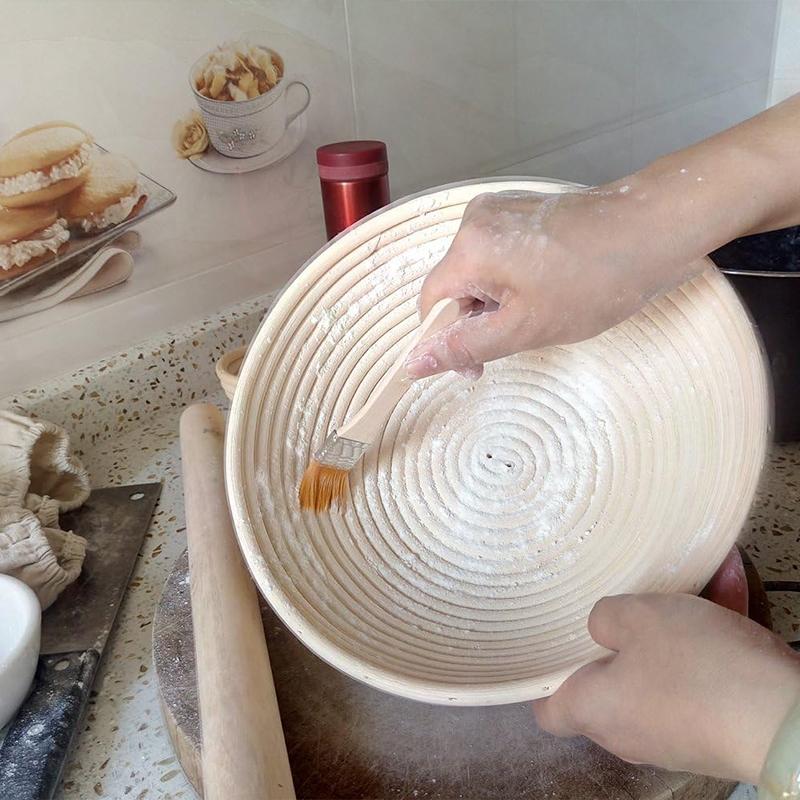 OZZYCOOK Sourdough Starter Kit with Bread Proofing Basket