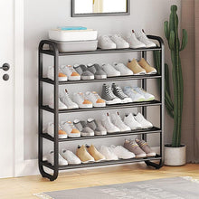Load image into Gallery viewer, STORFEX 5-Tier Stackable Shoe Rack - Black