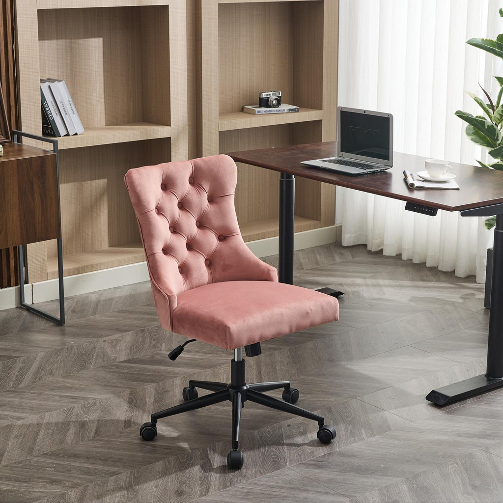 Gorilla Office: Ella Velvet Chair - Pink