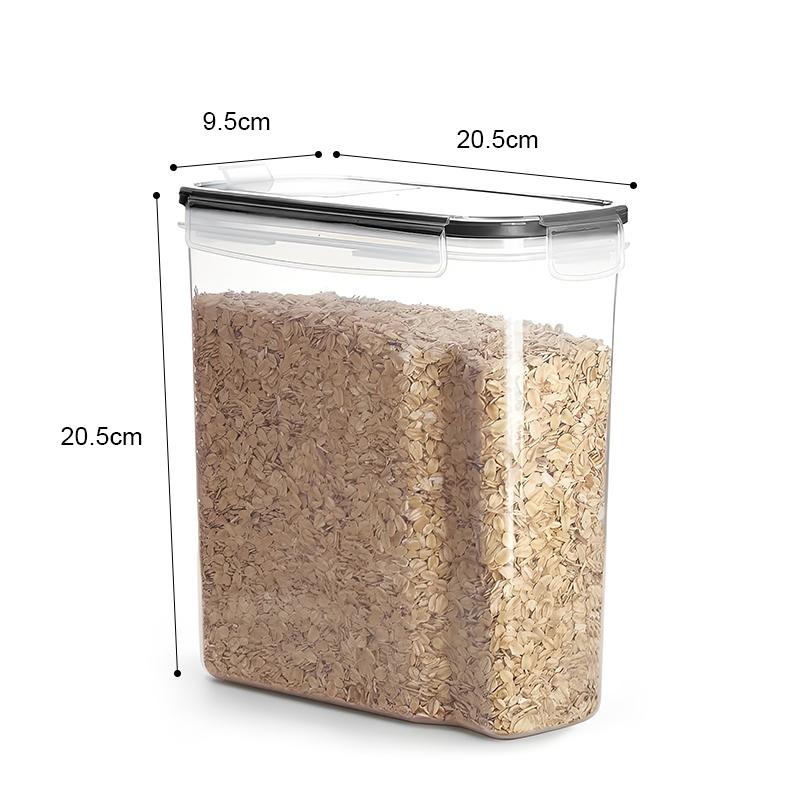 STORFEX 2.5L Storage Container Set - Black (4 Pack)