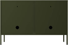 Load image into Gallery viewer, Fraser Country: Milan Metal Lowdown Storage Cabinet - Olive Green