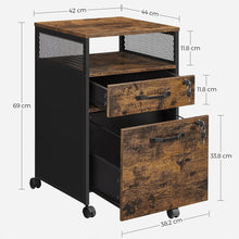 Load image into Gallery viewer, VASAGLE File Cabinet with 2 Lockable Drawers