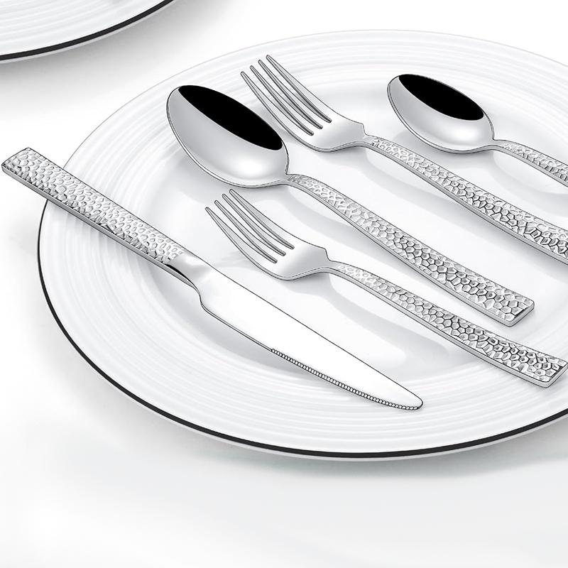 OZZYCOOK 20 Piece Stainless Steel Cutlery Set