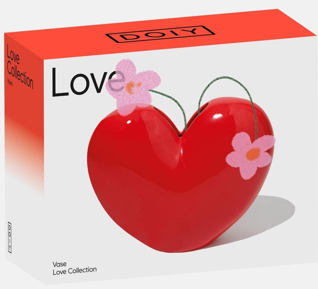 DOIY: Love Vase - Red