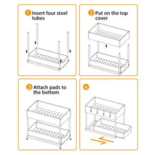 Load image into Gallery viewer, STORFEX Under Sink Organizers and Storage - 2 Pack