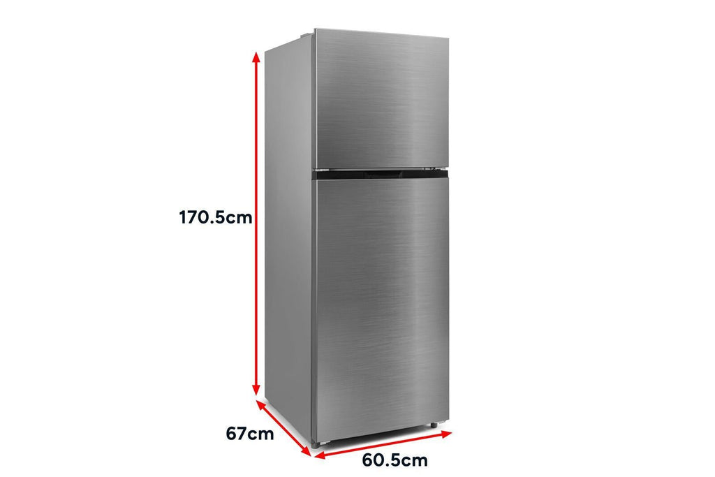 Kogan 334L Top Mount Fridge (Dark Stainless Steel)