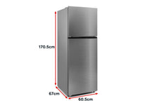 Load image into Gallery viewer, Kogan 334L Top Mount Fridge (Dark Stainless Steel)