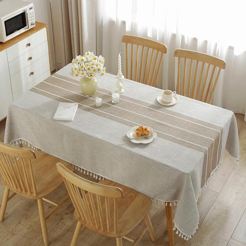 COMFEYA Waterproof Table Cloth - Brown