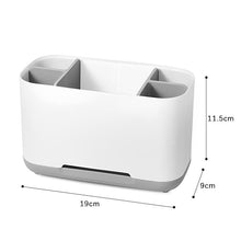 Load image into Gallery viewer, Toothbrush and Toothpaste Organizer - Grey