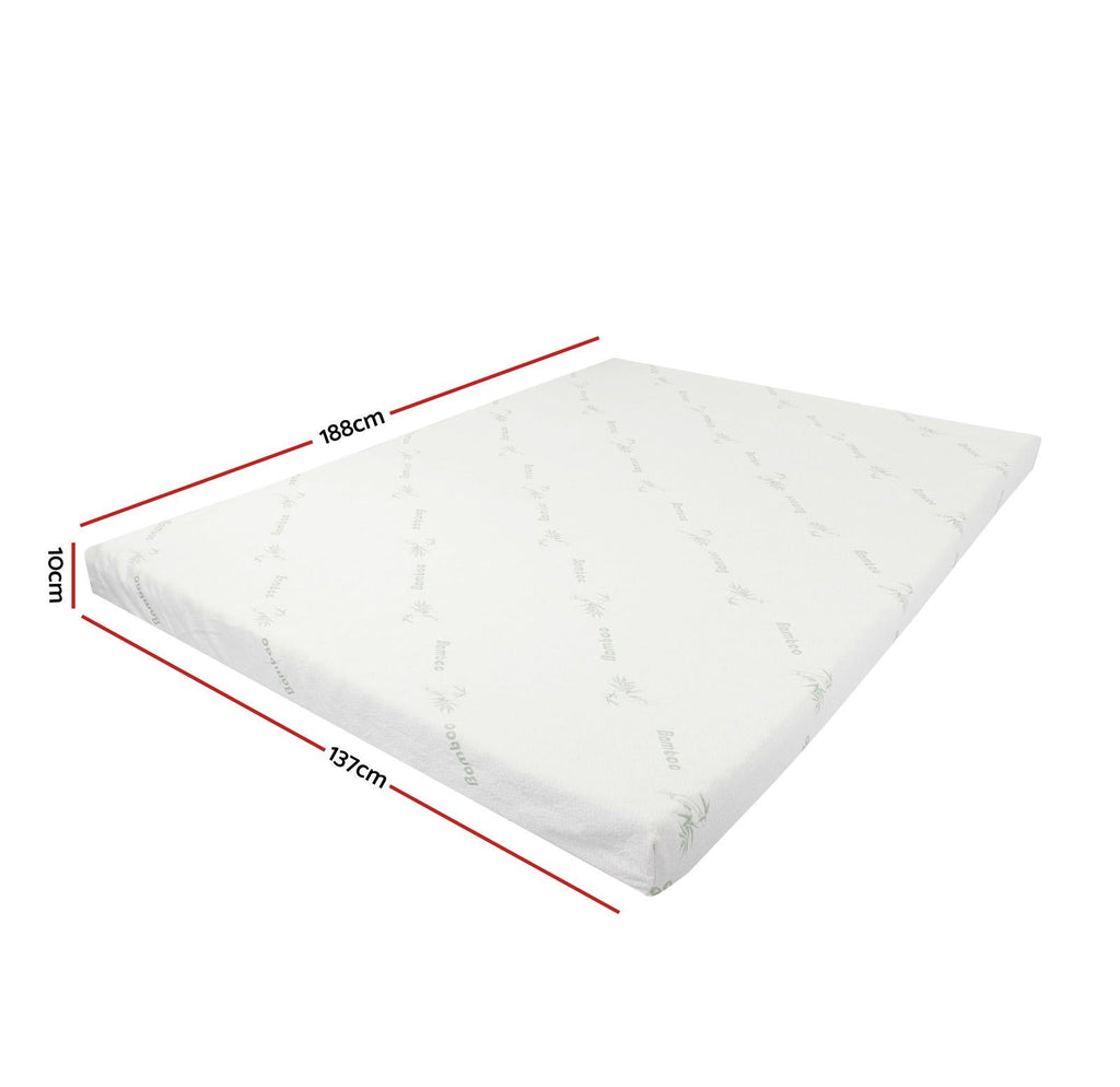 Fraser Country 7 Zone Gel Infused Memory Foam Mattress Topper - Double (10cm Thick)