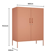 Load image into Gallery viewer, Fraser Country Milan Metal Side Cabinet - Nordic Salmon