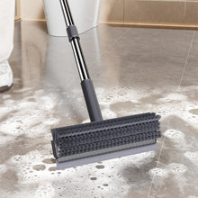 Load image into Gallery viewer, 2 in 1 Scrape and Heavy-Duty Stiff Bristle Scrubber Brush