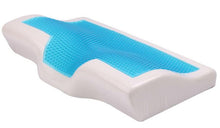 Load image into Gallery viewer, Contoured Memory Foam Pillow - Large (Navy Blue)