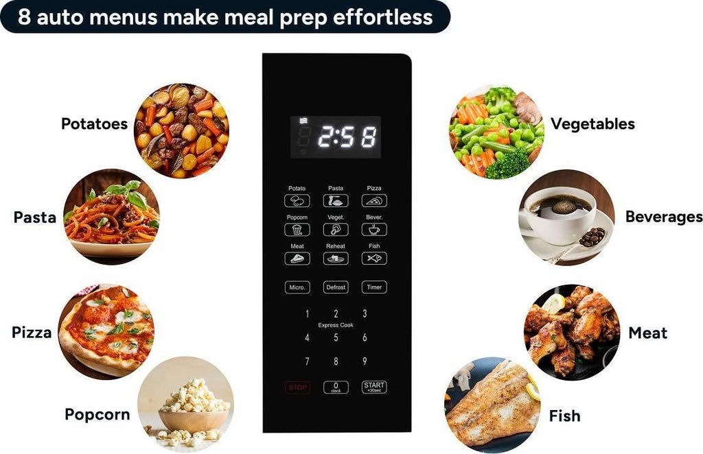 Kogan 34L Inverter Microwave Oven with Mirror Finish