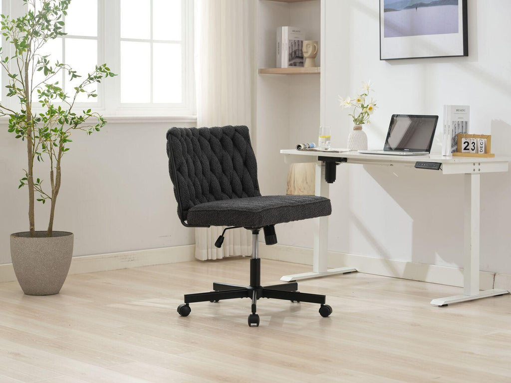 Gorilla Office: Boucle Knot Back Chair Black