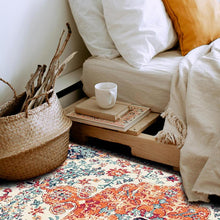 Load image into Gallery viewer, COMFEYA 120x160cm Mat for Hard Floors - Orange &amp; Blue