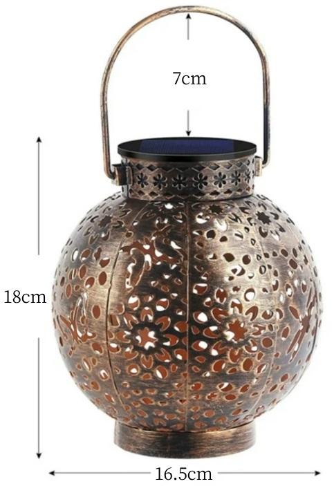 LUMIRO Solar Outdoor Lanterns - 2 Pack