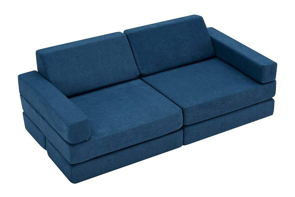 Fraser Country 14 Piece Modular Double Kids Play Sofa - Blue