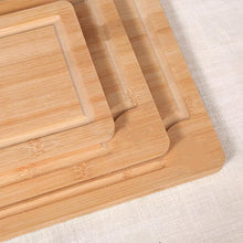 Load image into Gallery viewer, OZZYCOOK 3-Pack Bamboo Cutting Boards for Kitchen Prep and Serving