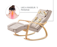 Load image into Gallery viewer, Fraser Country Electric Rocking Massage Chair - Beige