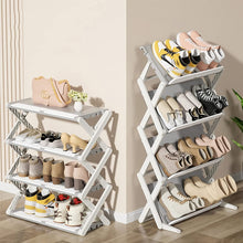 Load image into Gallery viewer, STORFEX Dual Mode Folding Shoe Rack