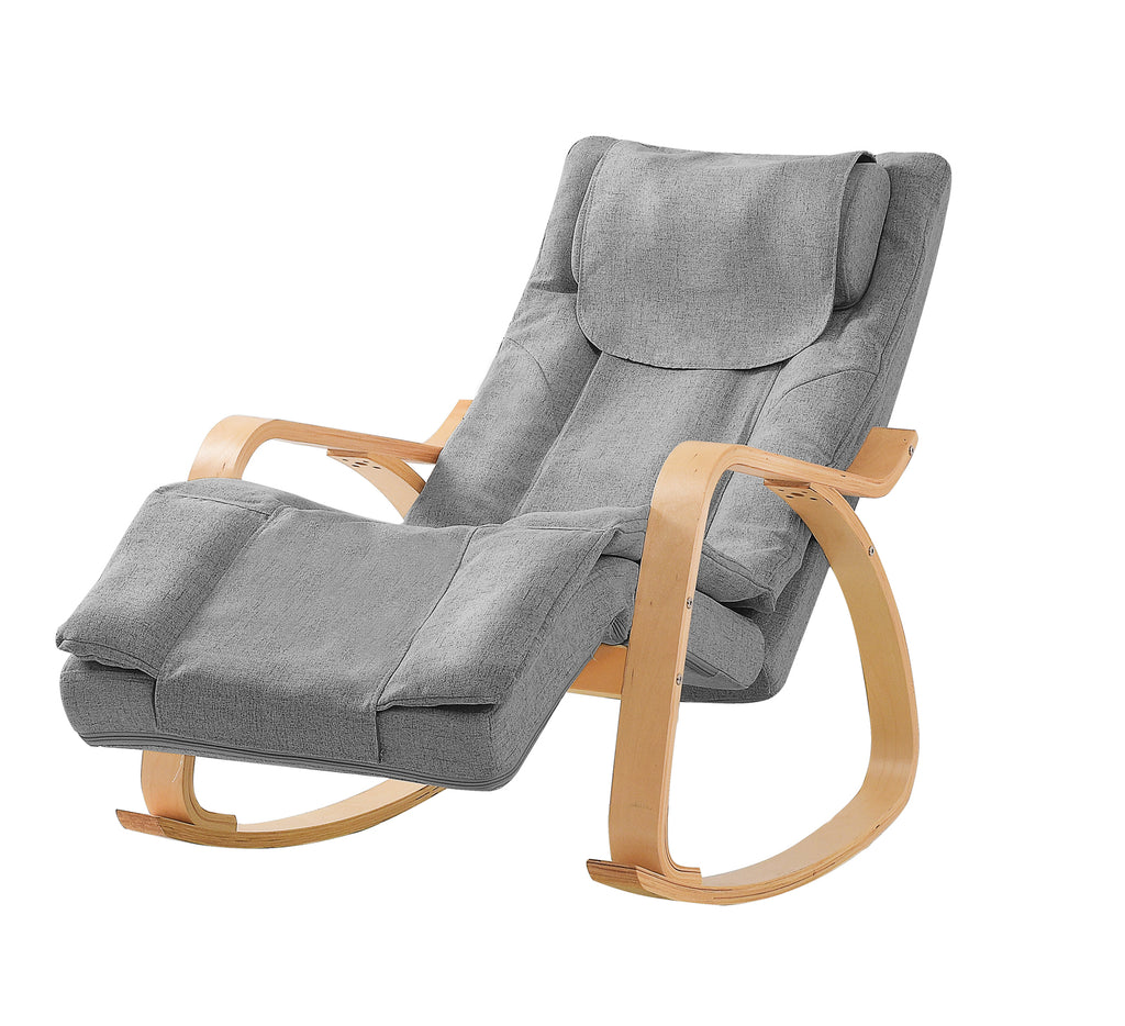 Fraser Country Electric Rocking Massage Chair - Grey