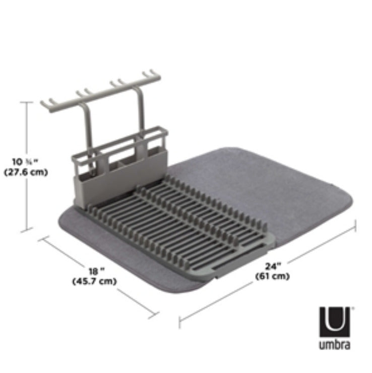 UDry: Dish Rack with Drying Mat