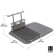 Load image into Gallery viewer, UDry: Dish Rack with Drying Mat
