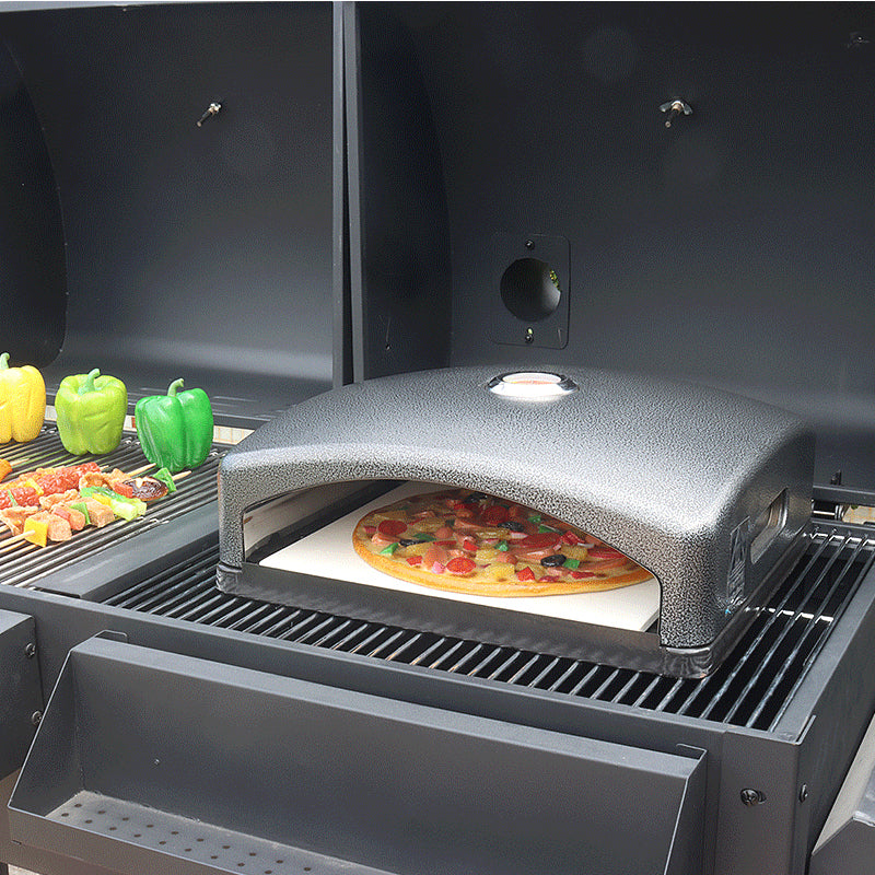 Carbon Steel BBQ Pizza Oven with Pizza Stone