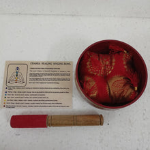 Load image into Gallery viewer, Chakra Singing Bowl - Red