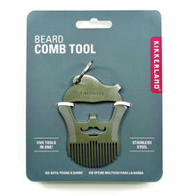 Load image into Gallery viewer, Kikkerland: Beard Comb Tool