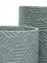 Load image into Gallery viewer, Groove Planter - Dusty Blue (27x23cm)