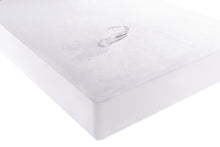 Load image into Gallery viewer, Ovela: Waterproof Bamboo Fitted Mattress Protector (Double)