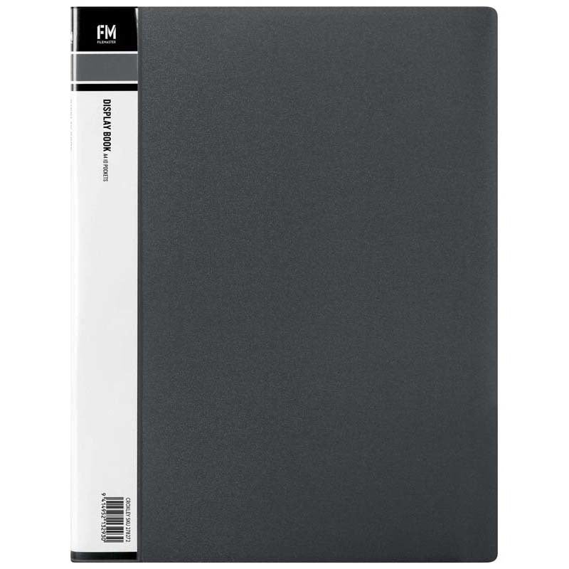 FM A4 100 Pocket Display Book - Black