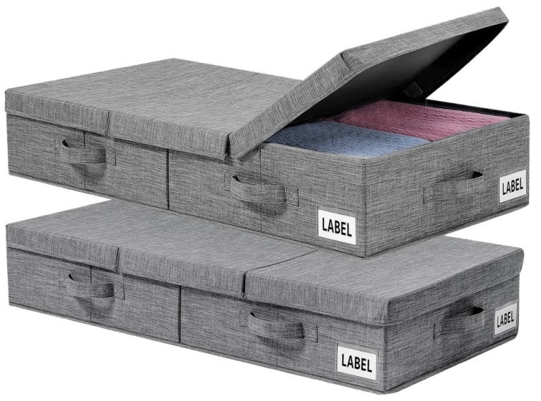 STORFEX: Underbed Storage Containers Bin with Lids 2 Pack