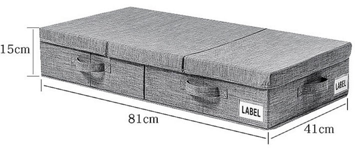 STORFEX: Underbed Storage Containers Bin with Lids 2 Pack