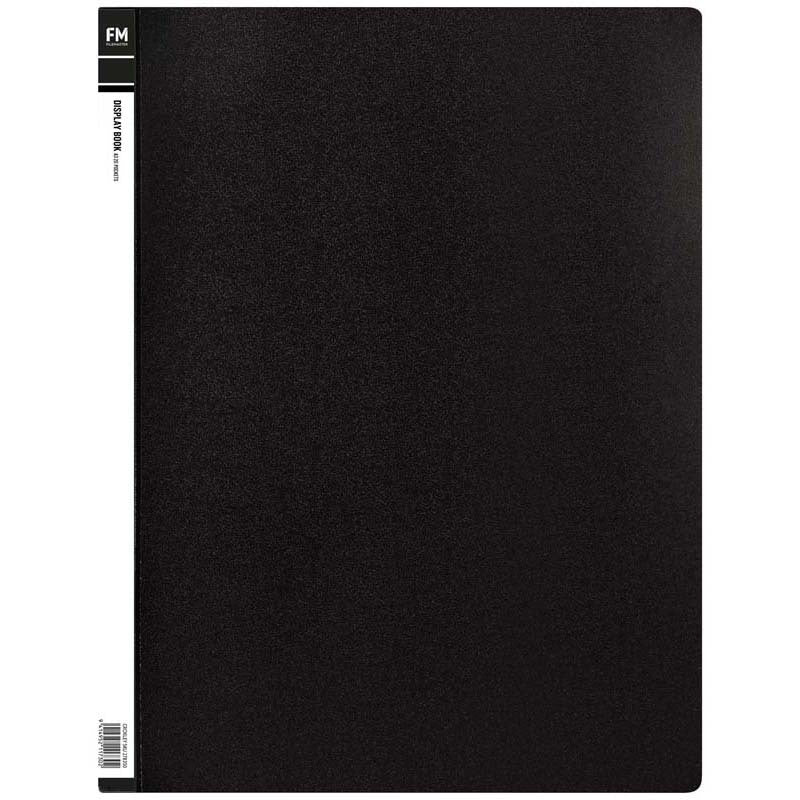 FM A3 20 Pocket Display Book - Black
