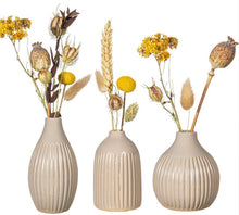 Load image into Gallery viewer, Sass &amp; Belle: Grooved Bud Vases - Grey (Set of 3)