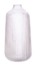 Load image into Gallery viewer, Sass &amp; Belle: Tall Fluted Glass Vase - Clear