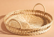 Load image into Gallery viewer, Sass &amp; Belle: Decorative Round Rattan Tray