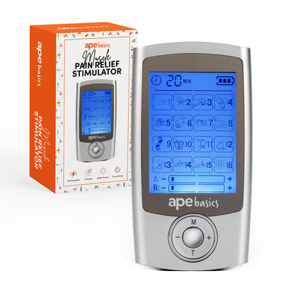 Ape Basics Rechargeable Muscle Pain Relief Stimulator-Massager