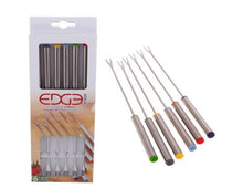 Load image into Gallery viewer, Edge Design: Fondue Forks with Stinless Steel Handle - Set of 6