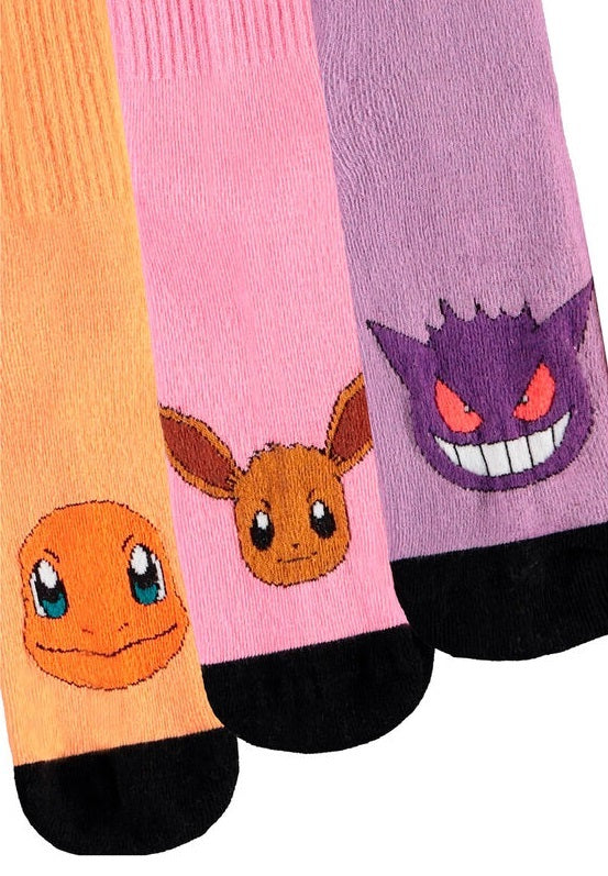 Difuzed: Pokémon - 3 Pack Socks (Size: 39/42)