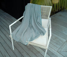 Load image into Gallery viewer, Fraser Country Turkish Beach Towel - Damla Teal (450GSM, 100 x 180cm)