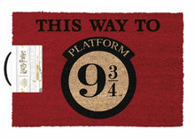Load image into Gallery viewer, Harry Potter: This Way To Platform 9 3/4 Door Mat